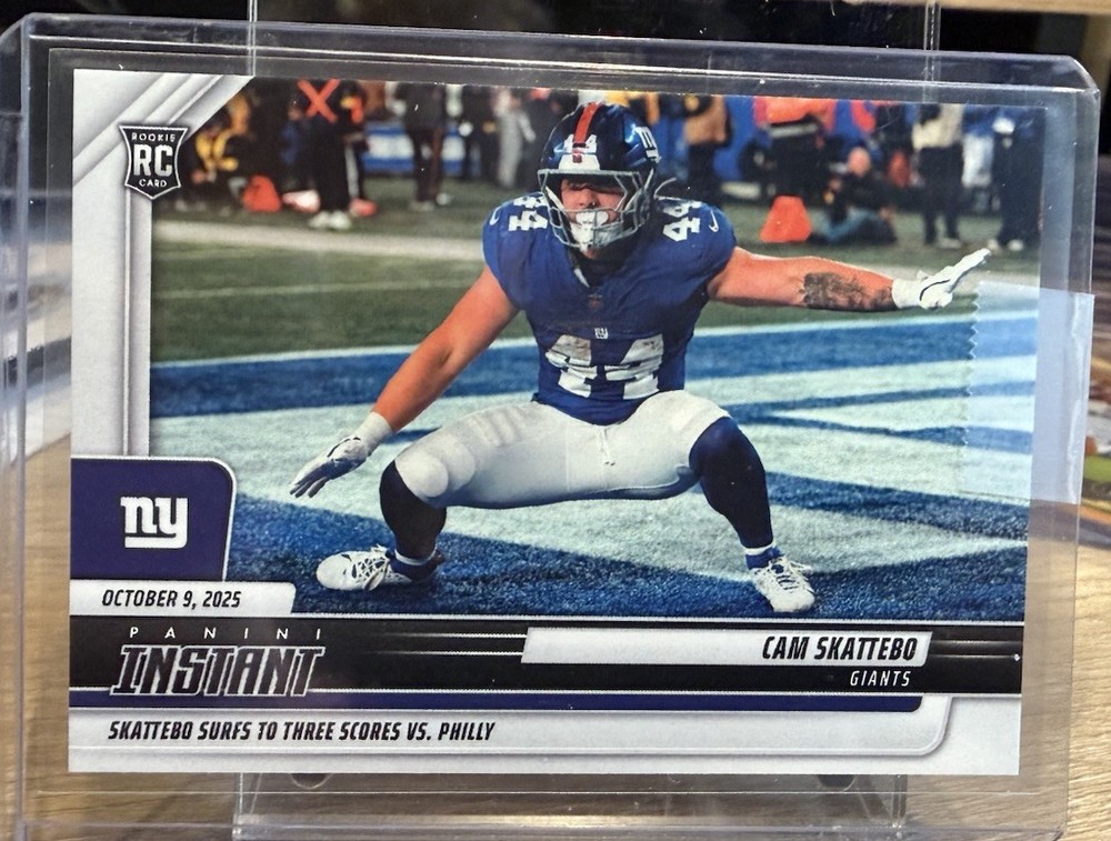 Cam Skattebo - 2025 Panini Instant NFL #138 New York Giants RC - PR: 2059