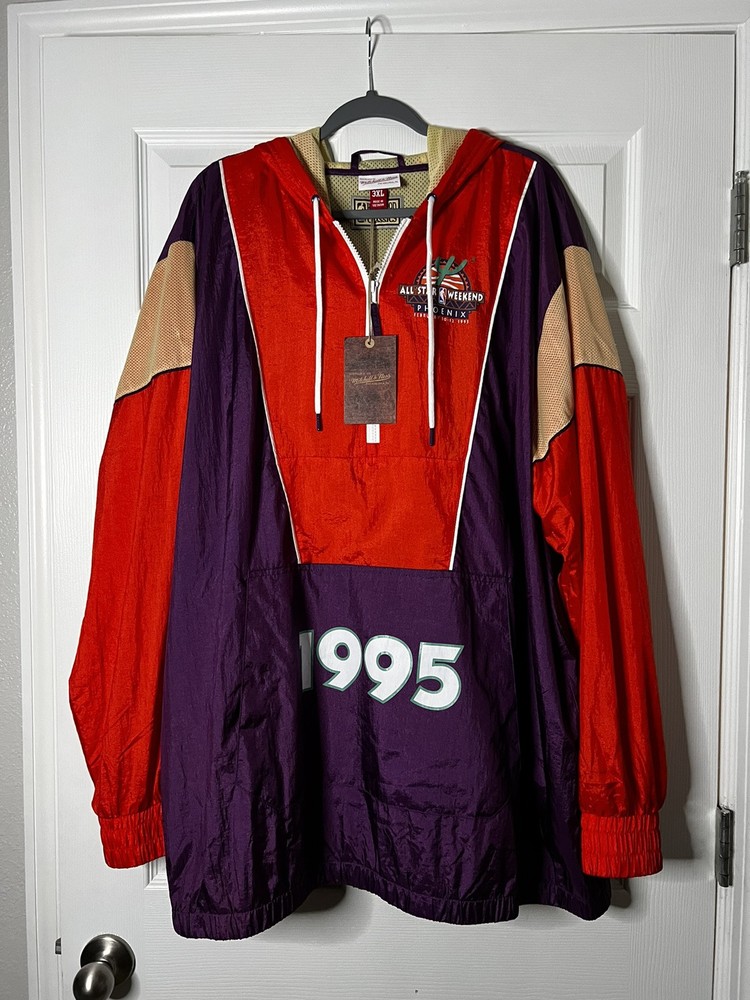 Vintage 1995 NBA All Star Weekend Pullover Jacket (Mitchell & Ness) Size 3XL