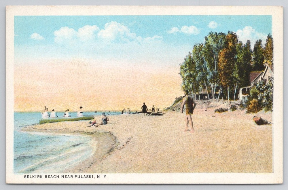 Selkirk Beach Pulaski NY Postcard Detroit Publishing Co. Early 1900s