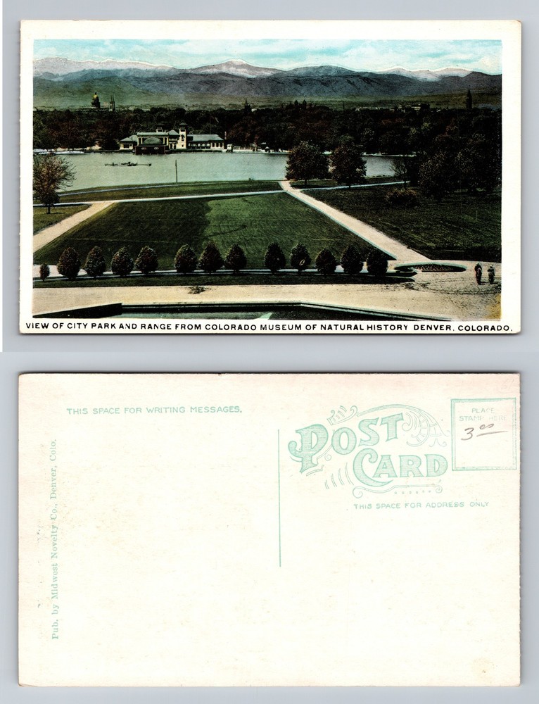 Denver, CO-Colorado, City Park View Museum of Natural History Vintage Postcard