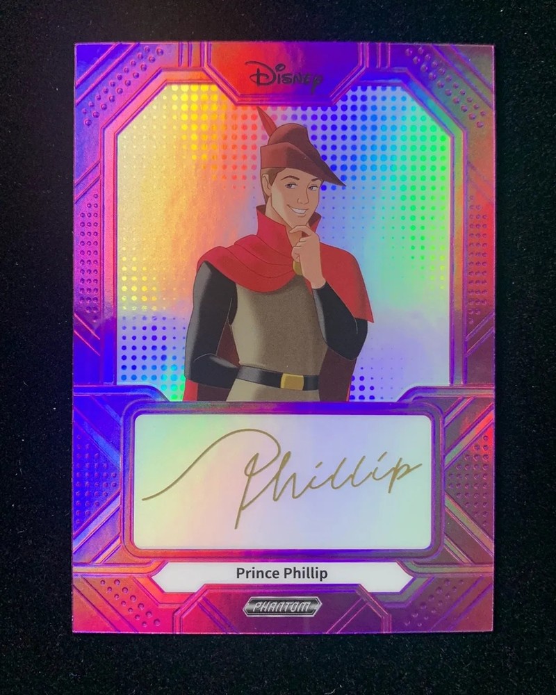 2025 Kakawow Phantom Disney Signature Auto Purple 59/115 Prince Phillip N11