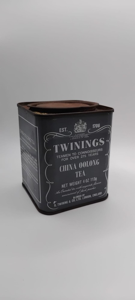 Lata Antiga / Vintage de Chá Twinings China Oolong Tea