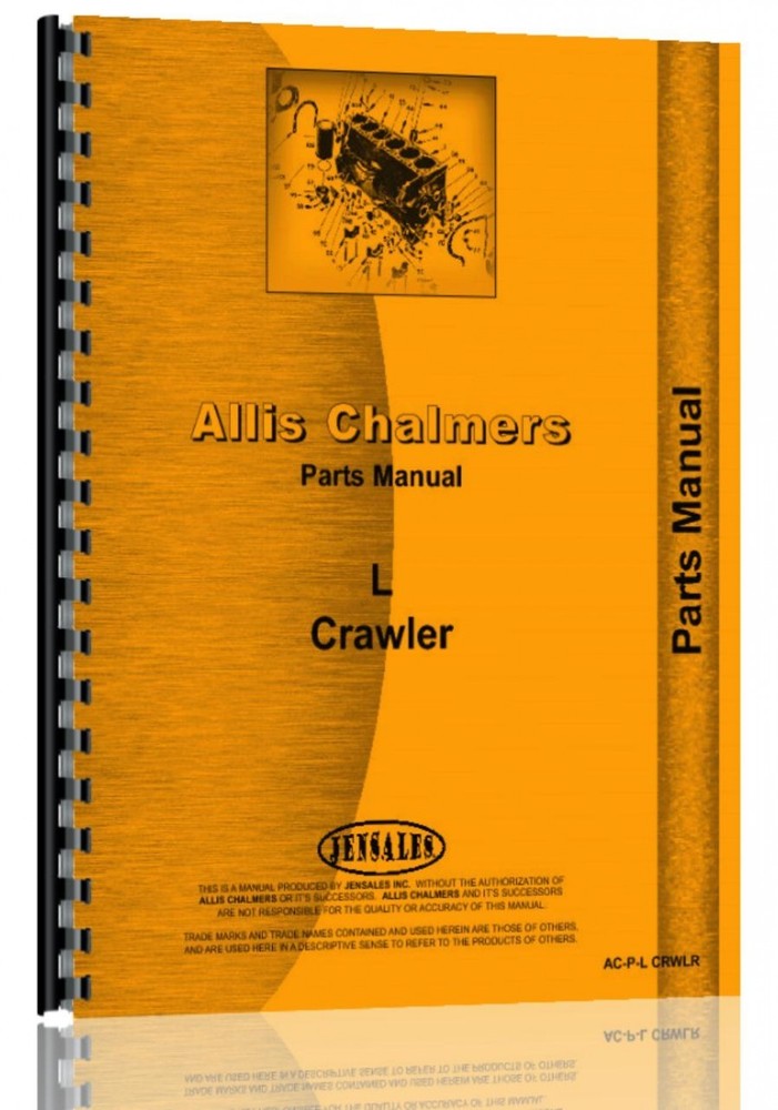 Allis Chalmers L Crawler Parts Manual – Repair & Maintenance Guide
