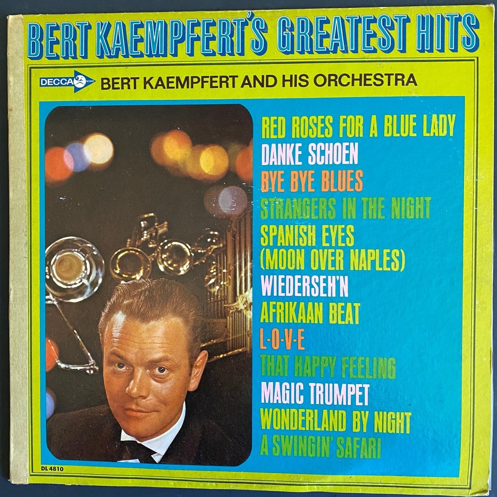 Bert Kaempfert – Greatest Hits LP Record 1966 Decca Instrumental Pop 33 RPM