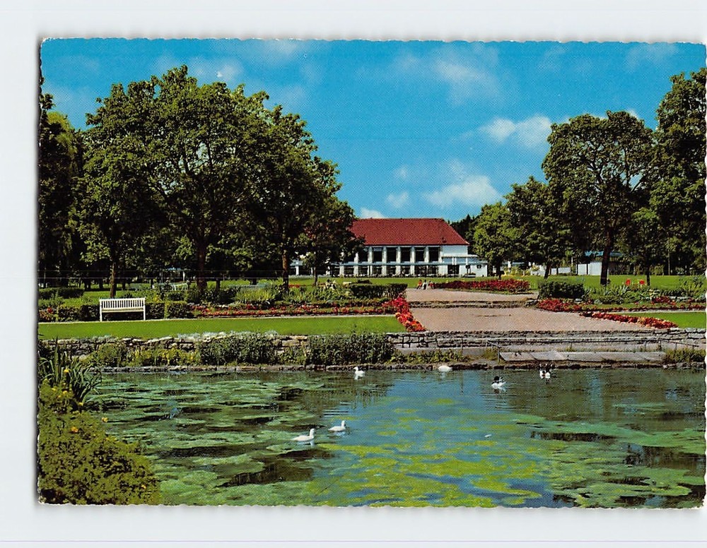 Postcard Kurpark mit Kurhaus Bad Dürrheim Germany