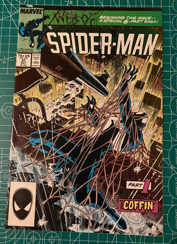 Web Of Spider-Man #31 (1987) Marvel KEY ISSUE - Very Fine + / Kraven's Last Hunt