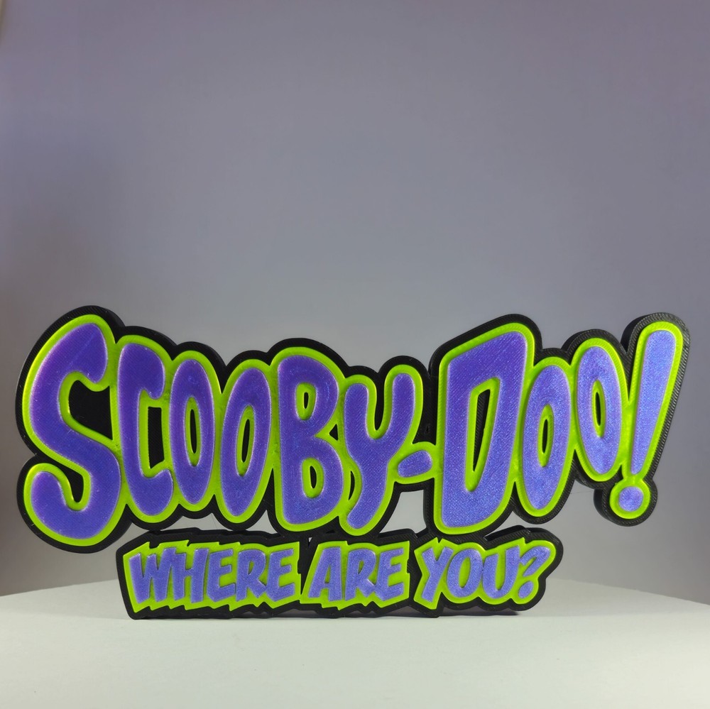 Scooby-Doo Where are you? 3D printed Stand Shelf Art | Comic Collectible