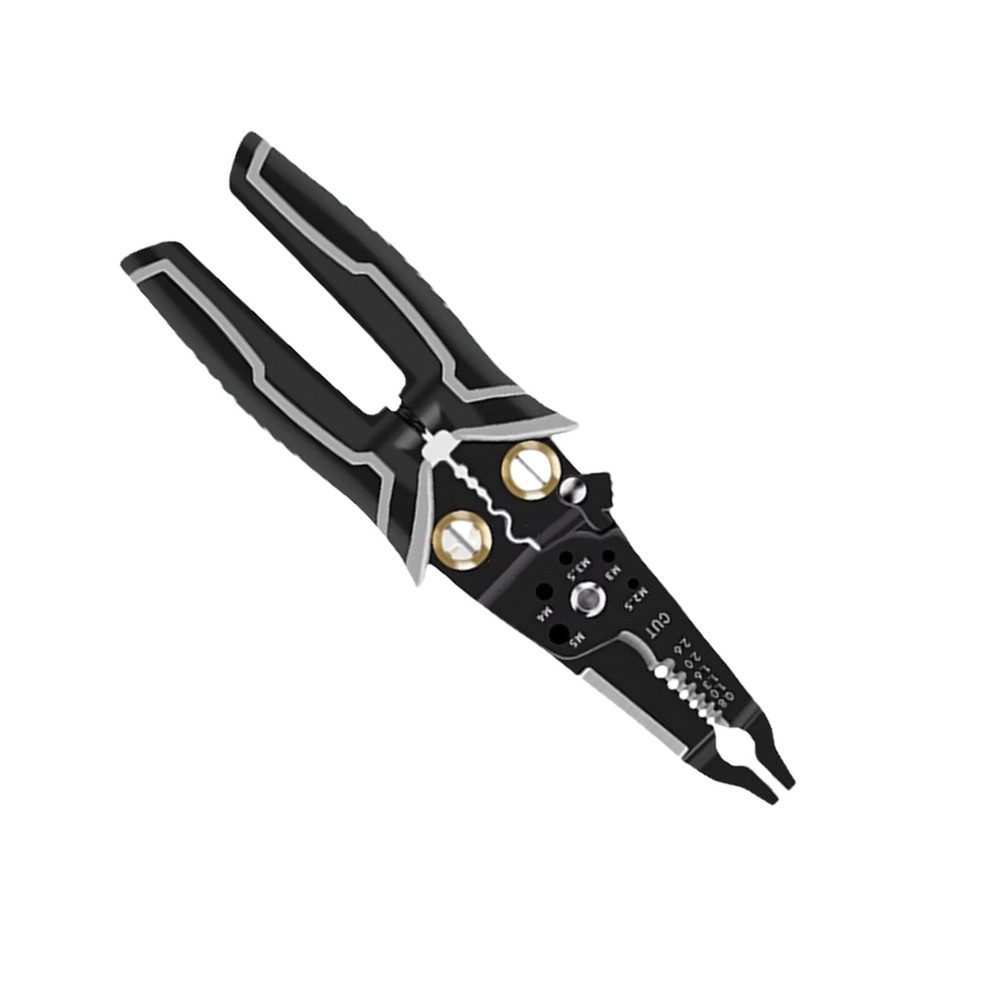 Multipurpose Electrical Wire Stripper Crimper Pliers with Insulated Cutter