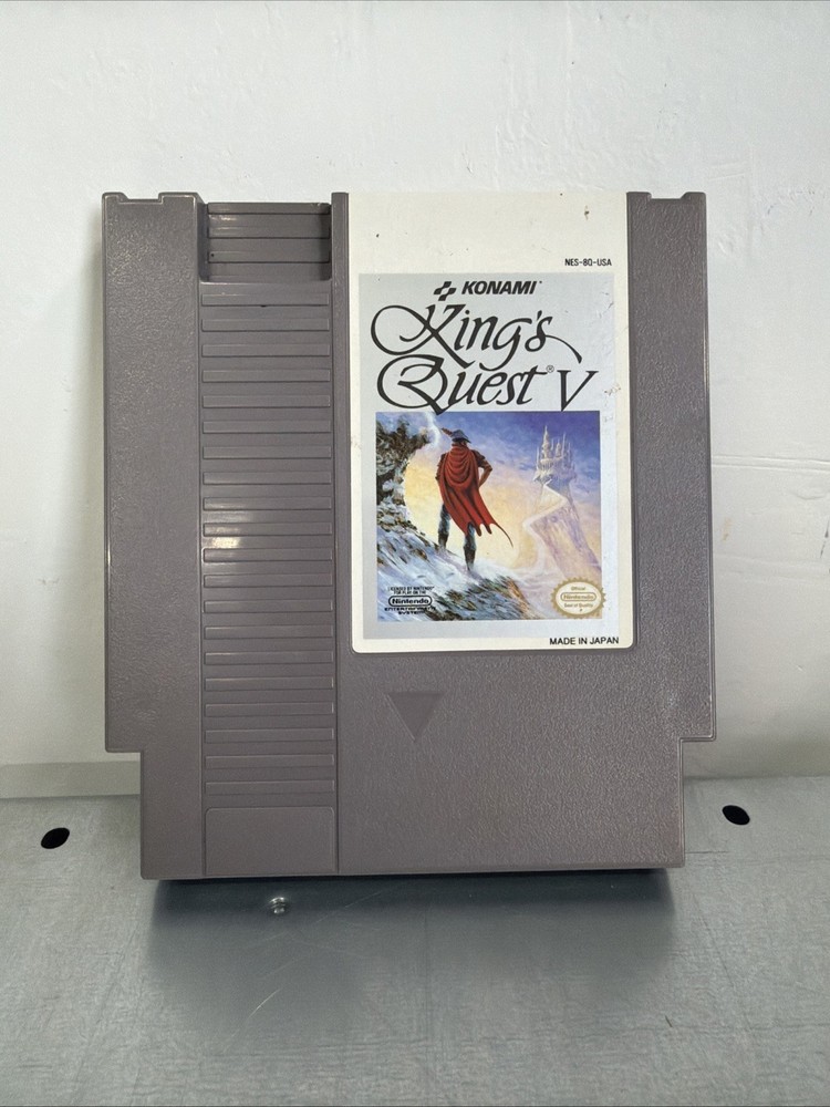 King's Quest V NES Loose Cartridge Tested Working Authentic