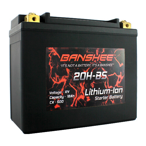 Banshee YTX20-BS Ducati Paso Motorcycle LifePO Fresh Pack 12 Volt Battery