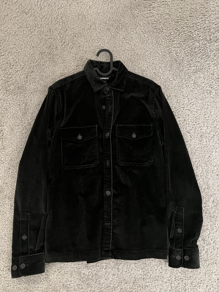 Express Forest Green Corduroy Jacket Worn Twice XS Mens