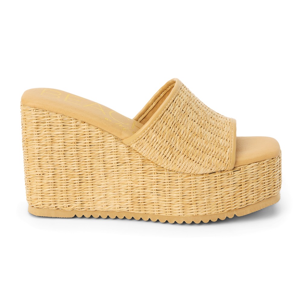 Matisse Marche Platform Wedge Sandals for Women in Brown MARCHE-181