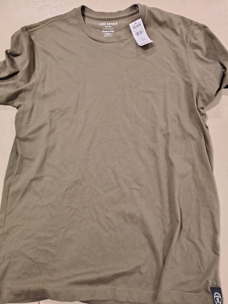 Todd Snyder Premium Jersey T Shirt Size Medium Green
