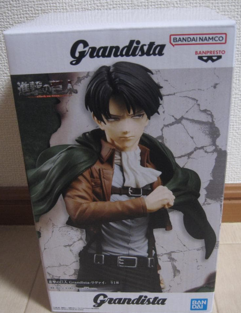 Attack on Titan Grandista Levi Figure Multicolor Anime JAPAN BANPRESTO