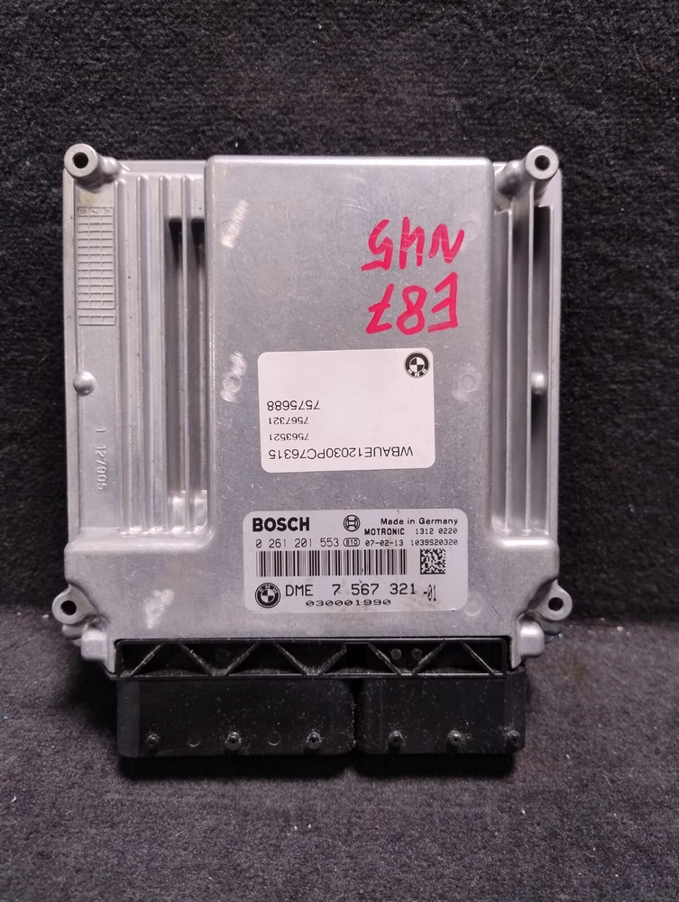 7567321 BMW 116i 316i E81 E87 E90 N45N ENGINE CONTROL UNIT ECU DME