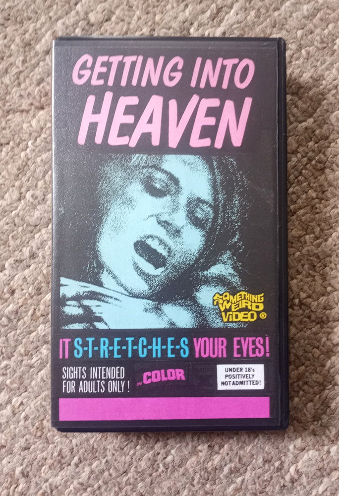Getting Into Heaven Vhs Something Weird Video Uschi Digart Super Rare !