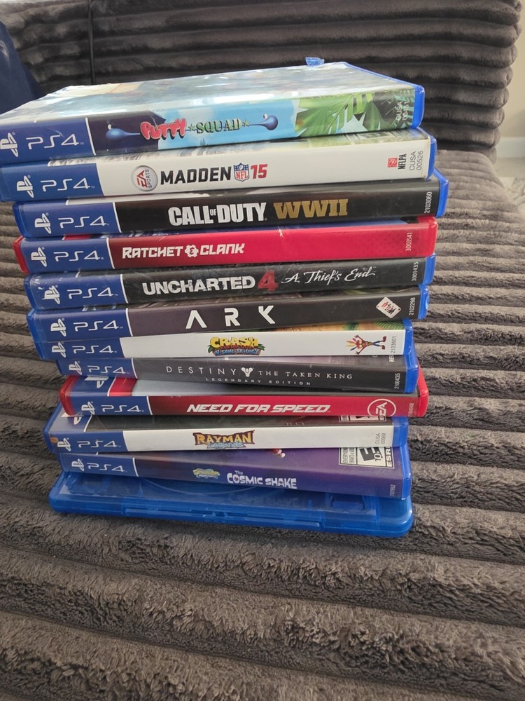 PS4 Game Lot - Assorted Games Lot Of 12 Games