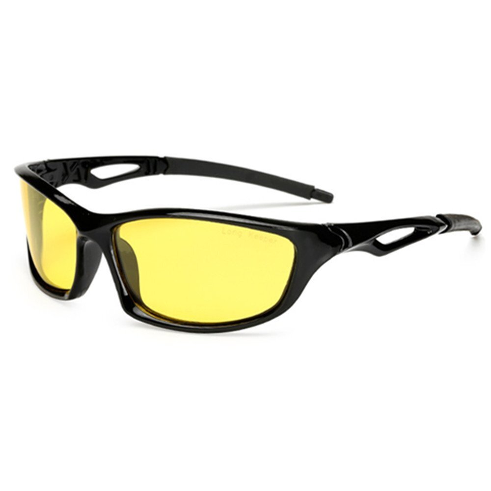 Night Vsion Sunglasses for Cycling Running Fishing Driving Men and Women Yell...