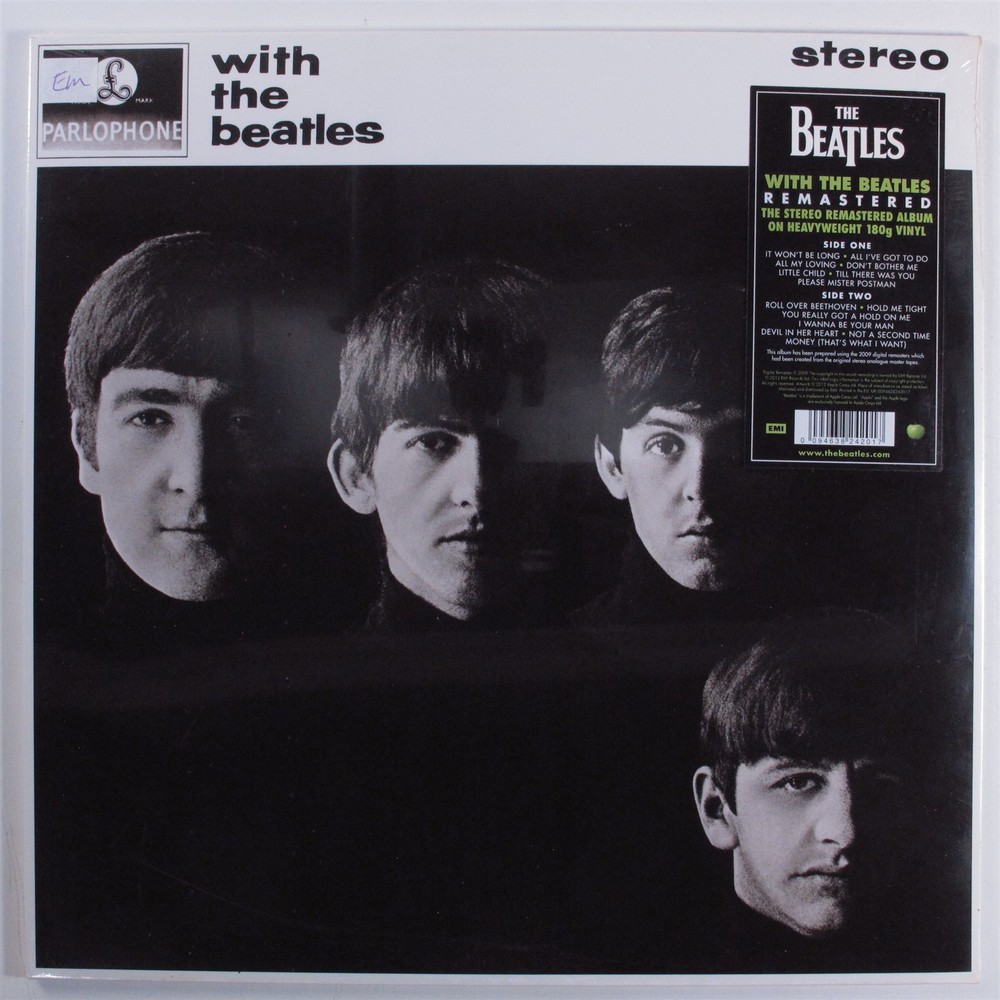 BEATLES With The Beatles PARLOPHONE LP 180g europe 2012 reissue SEALED d