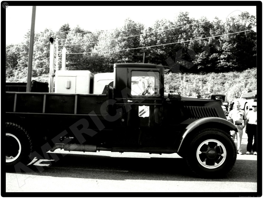 Mack Trucks AC New Metal Sign: 1931 Model AKL at 1990s Truck Show Display