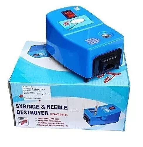 ABS Shockproof Electric Syringe Needle Destroyer Cutter-image