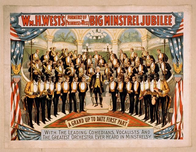 Photo:Cincinnati New York 1898 Wm H West Big Minstrel Jubilee Poster