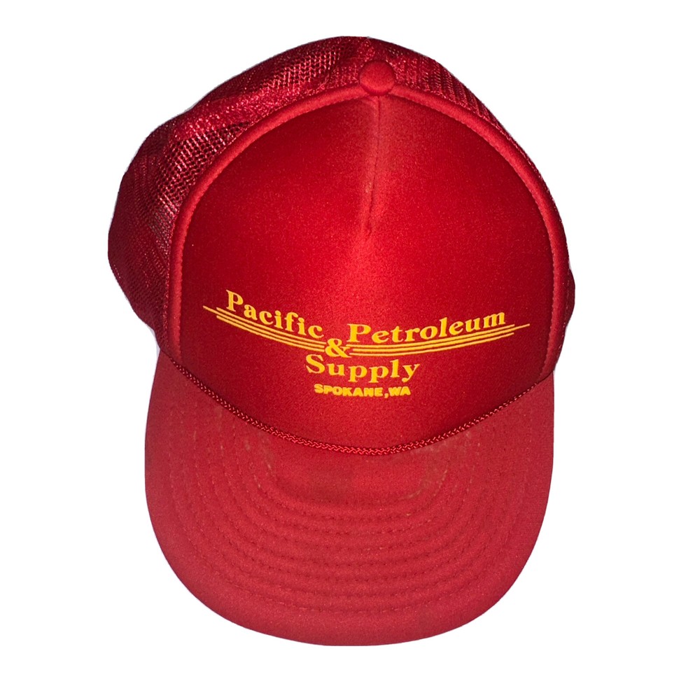 Pacific & Petroleum Supply Spokane, WA トラッカー メッシュバックハット レッド