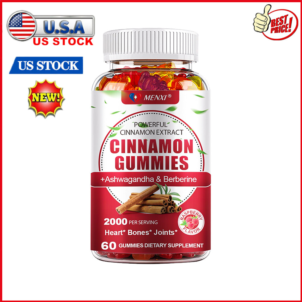 Cinnamon Extract Gummies - Appetite Control & Thermogenic Fat Burn 2000mg
