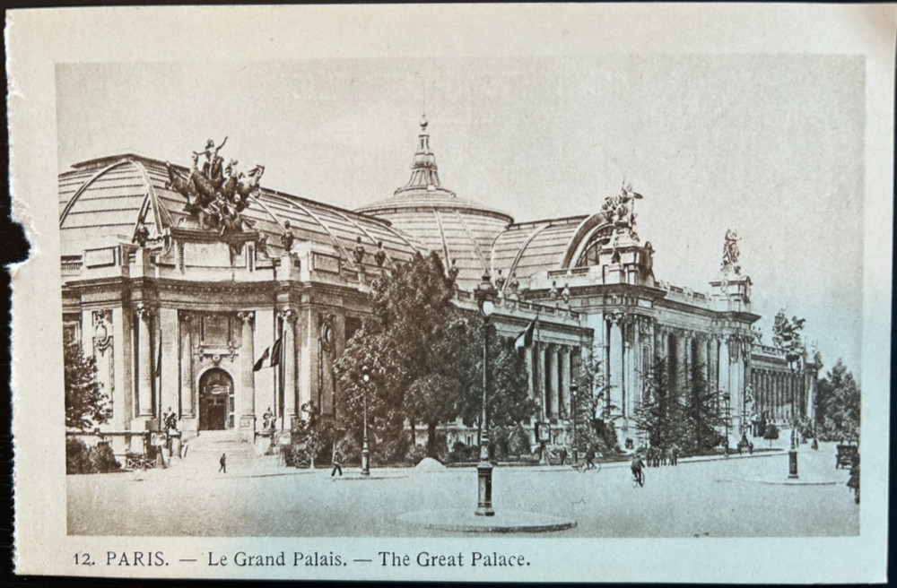 Antique postcard: Le Grand Palais (Great Palace), Paris, pre-1907, good cond