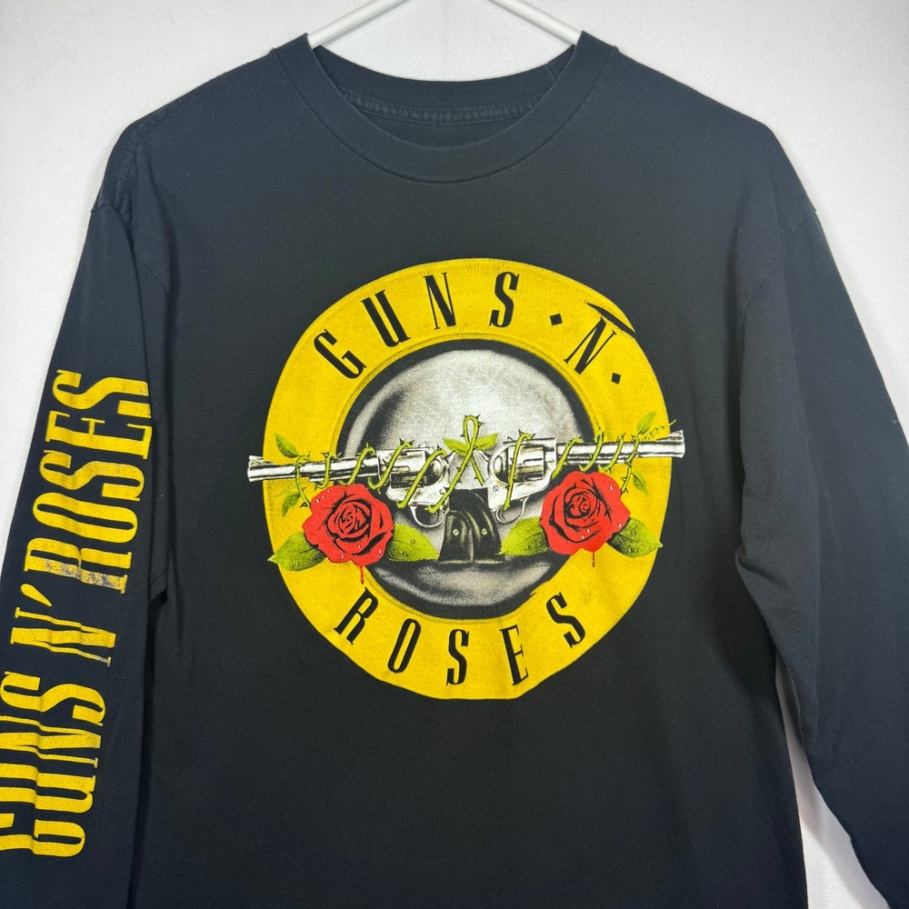 Guns N' Roses Graphic Tee Long Sleeve Band Rock Concert T Shirt Sz Medium