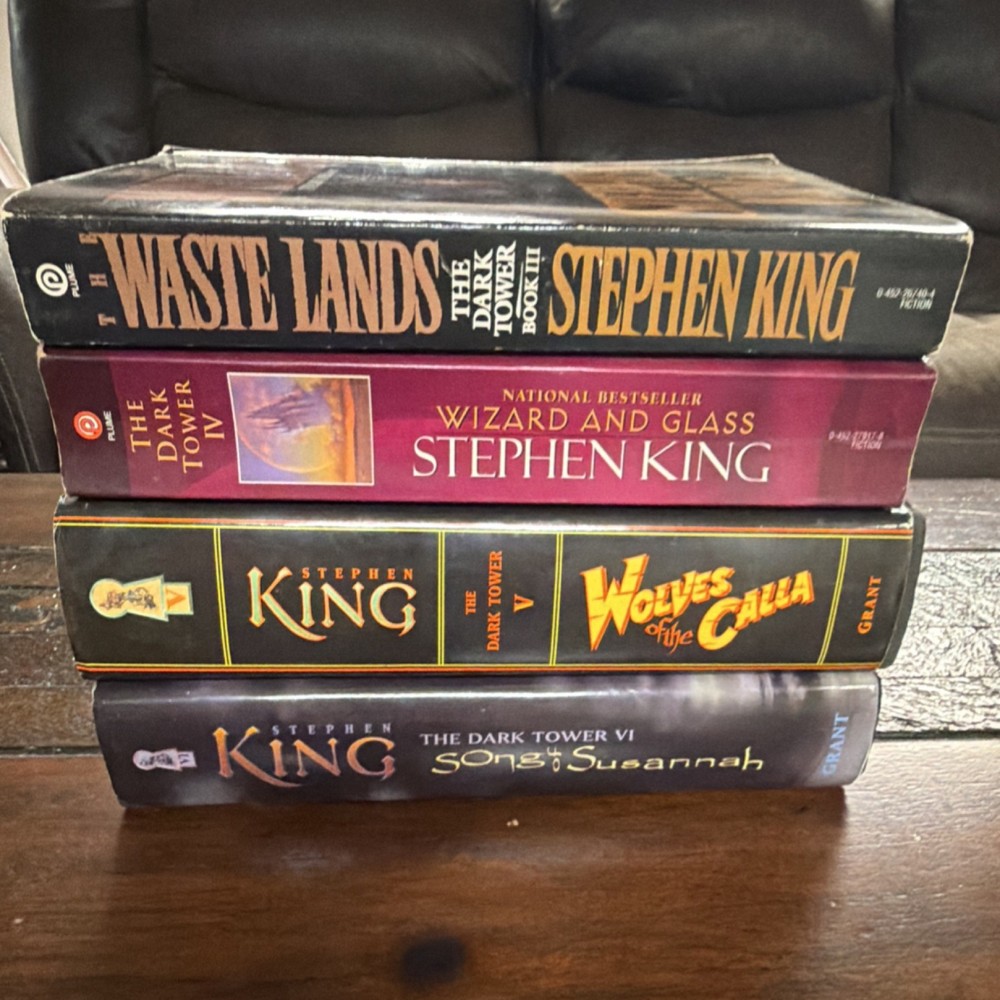 Stephen King, The Dark Tower Books III-VI: Waste Lands, Wizard & Glass, Wolves,…