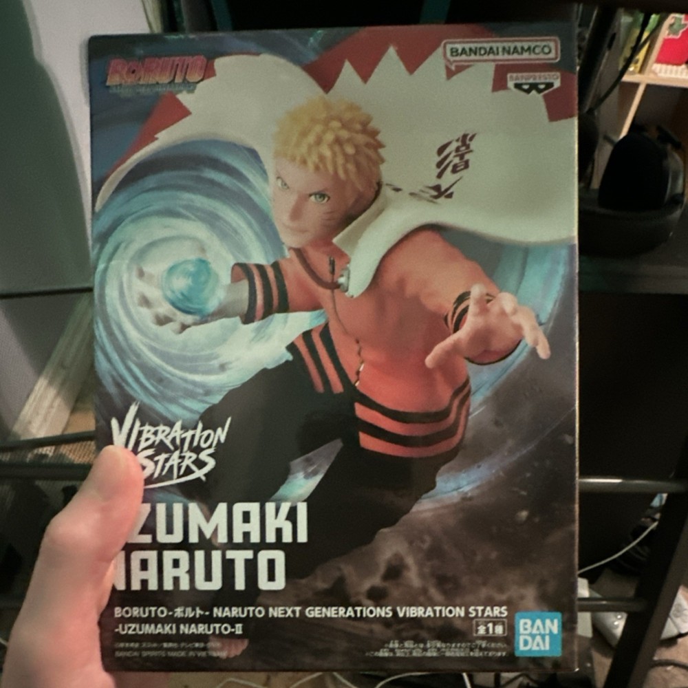Bandai Namco Vibration Stars Uzumaki Naruto-II Figure Boruto Naruto