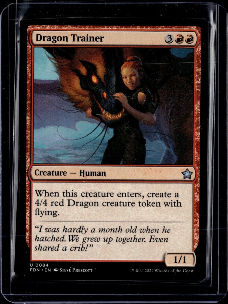 Dragon Trainer - 84 - FDN - NM - MTG Magic the Gathering