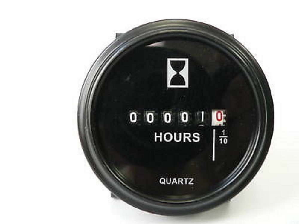 12/24/48V HOUR METER 2 ROUND GAUGE HOURMETER GOLF CART 8-80V round meter yamaha