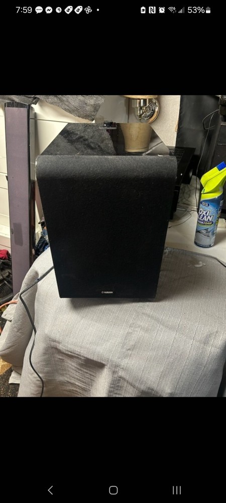 YAMAHA MUSICCAST SUB100, NS-NSW100 Subwoofer Black, Pre Owned