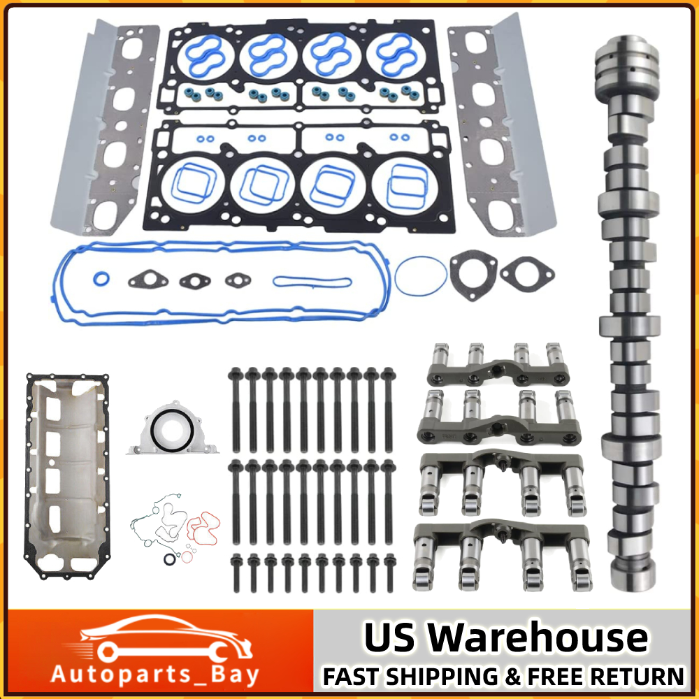 MDS Lifters Camshaft Head Gasket Oil Pan Kit for Dodge Ram 1500 5.7L Hemi V8 Engine