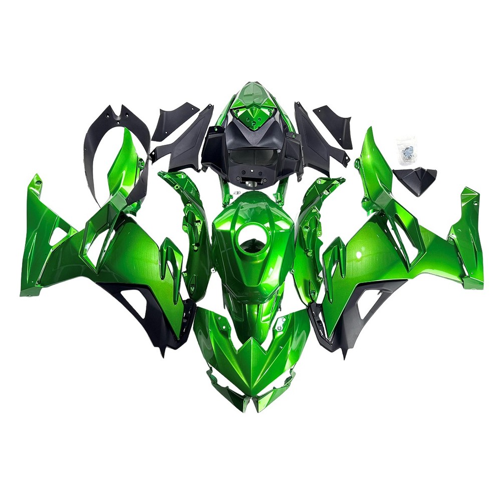 Pearl Green Fairing Kit For Kawasaki Ninja 500 2024 2025 EX500 Plastic Bodywork