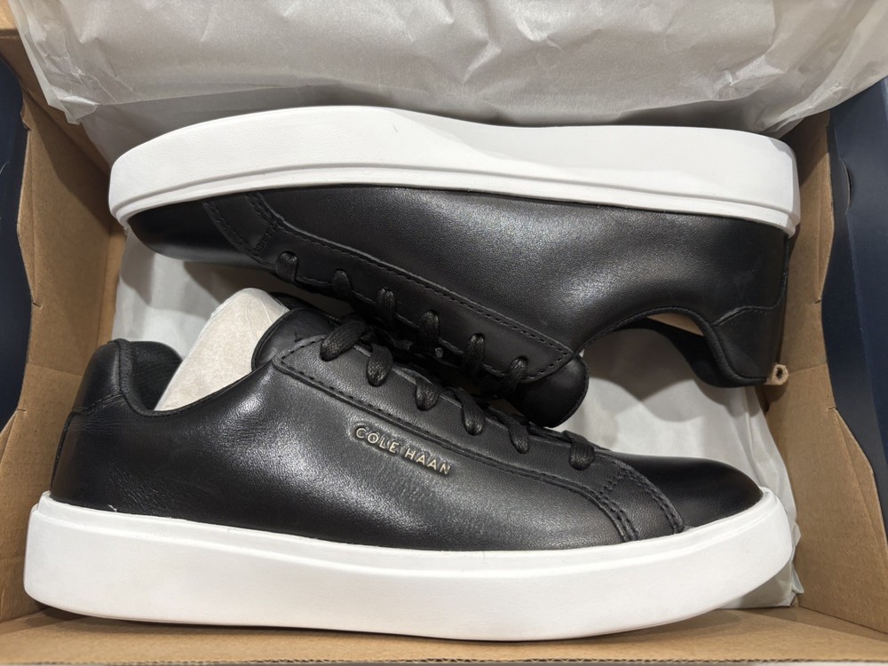 Cole Haan Women Grand Crosscourt Daily Sneaker W26650 Black/White US 6 B EU 36
