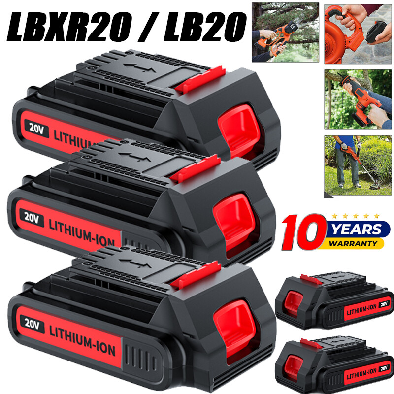 20V Black Decker LBXR20 MAX Lithium Replacement Battery
