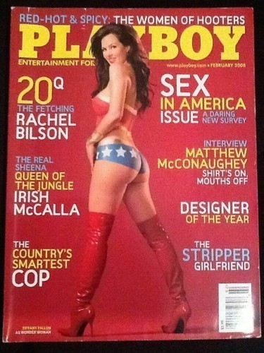 Playboy Magazine February 2008 Matthew Mcconaughey, Rachel Bilson Vg