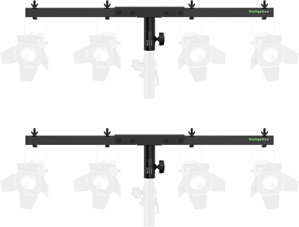 DJ Lighting Bar T-Bar Lighting Extension Cross Bar Mount for Tripod Speaker Stan