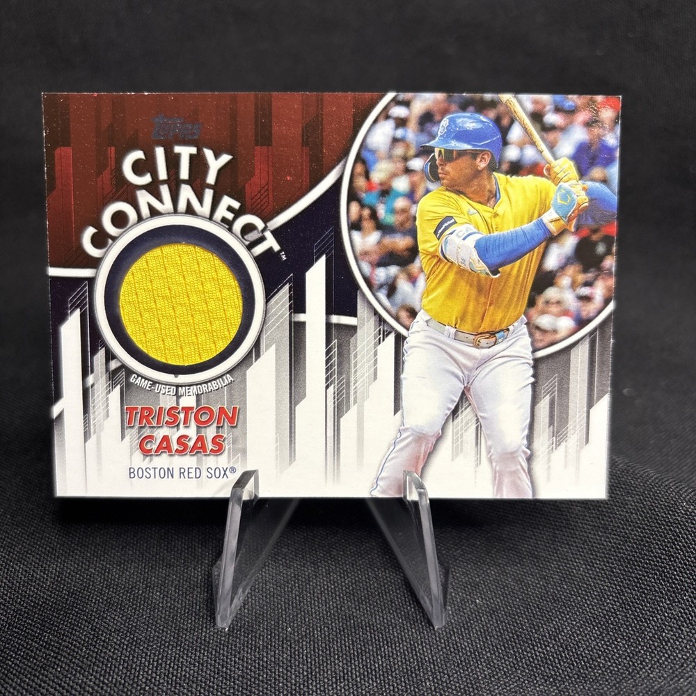 2026 Topps Series 1 - City Connect Swatch Collection Triston Casas #CC-TC (MEM)