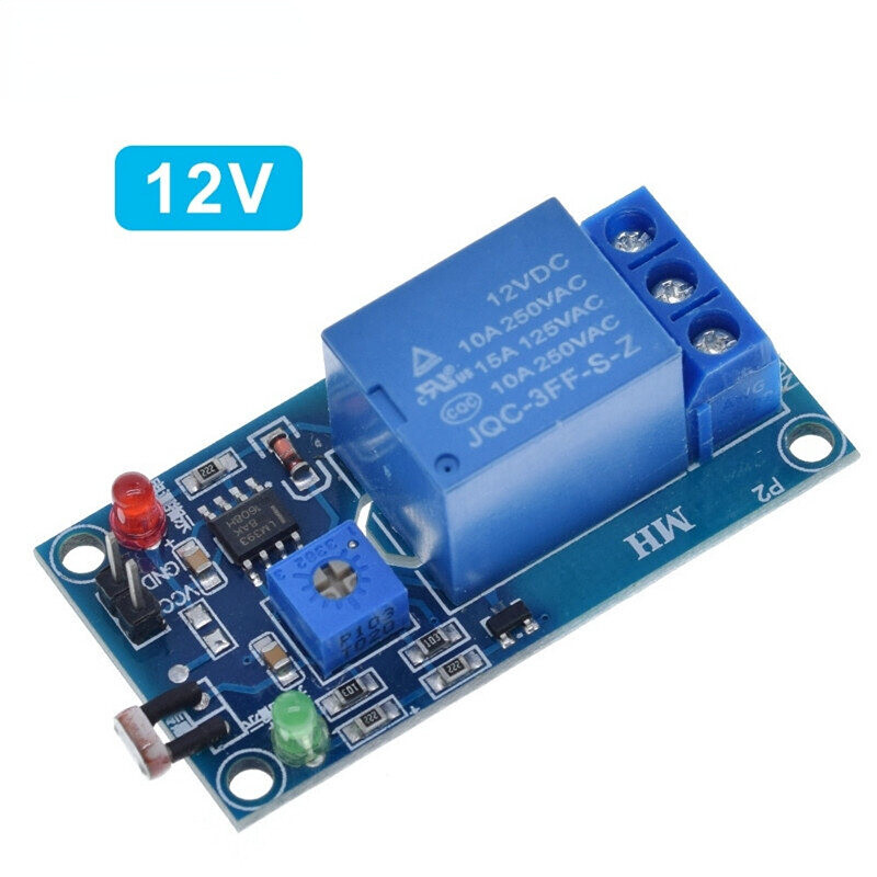 5V 12V Light Photoswitch Sensor Detection Switch LDR Photoresistor Relay Module