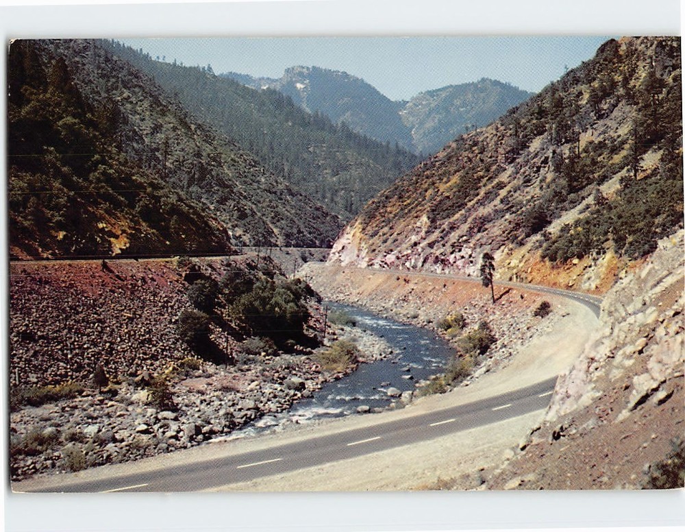 Postcard Feather River Canyon California USA