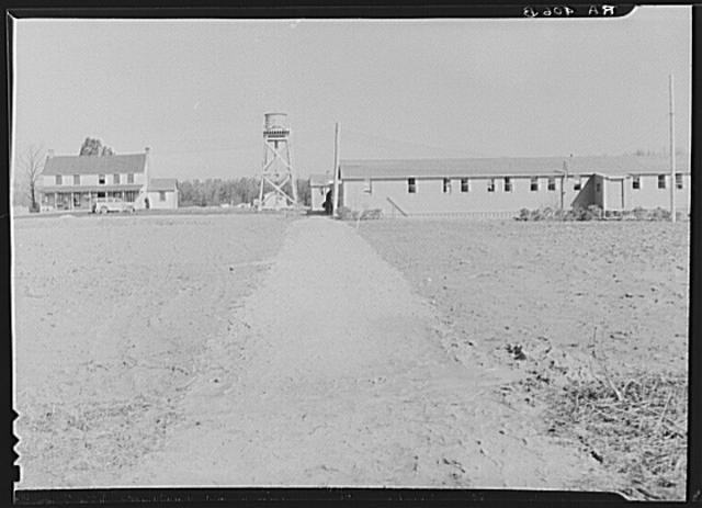Berwyn Maryland 1936 Administration Office Water Tower Greenbelt Farm Security