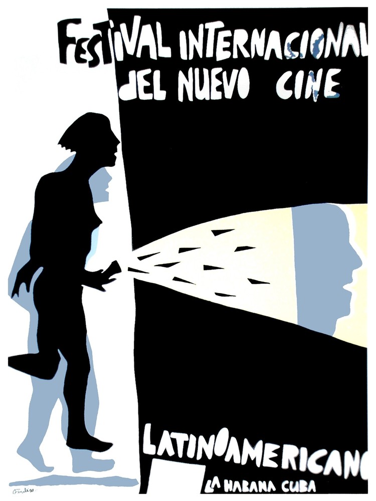 Festival Internacional nuevo cine Decor Poster.Graphic Art Interior design.3332