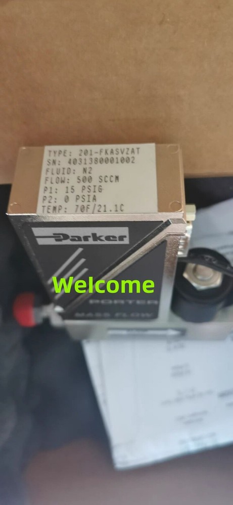 New Parker 201-FKASVZAT Gas flow meter Fast Shipping via FedEx or DHL