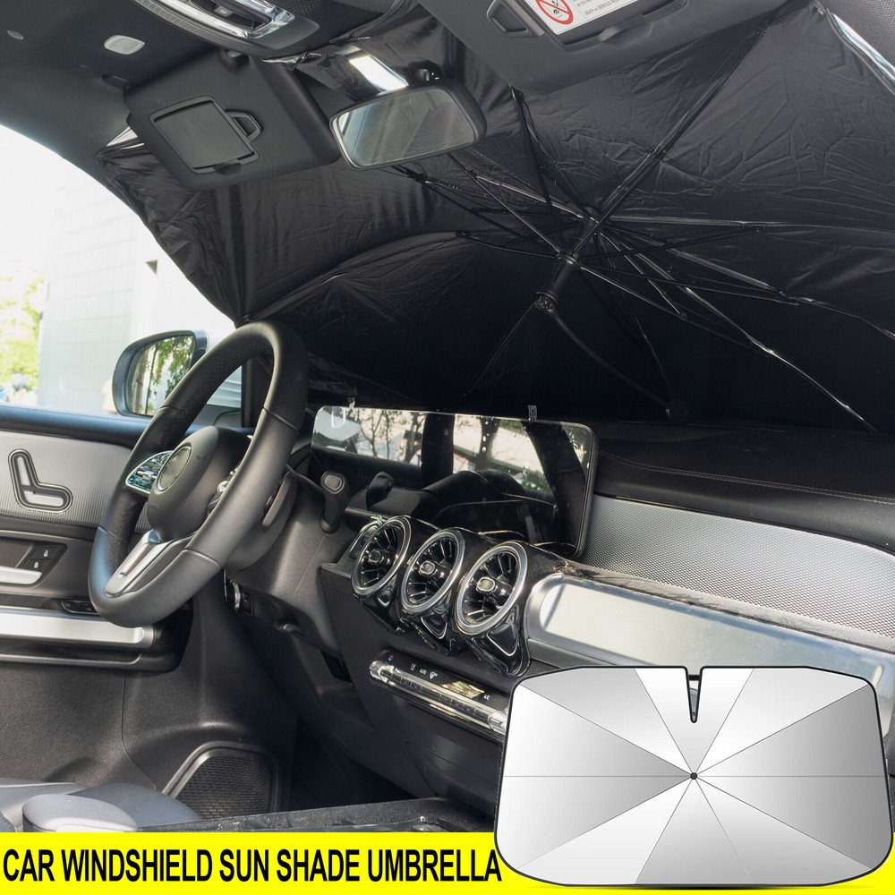Foldable Car Windshield Sun Shade Visor Cover Blocks Heat UV Rays