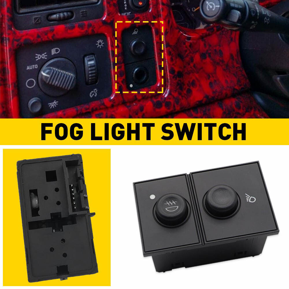 2003-07 Chevy Silverado Tahoe Avalanche GMC Sierra Yukon Fog Light Switch QL Replacement