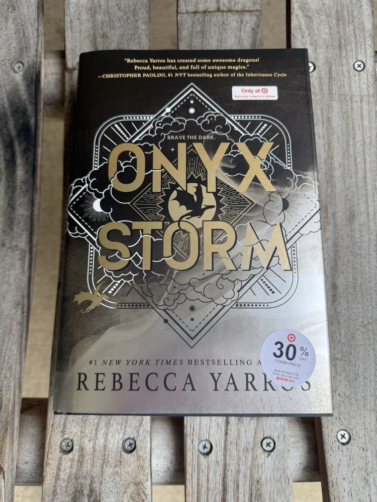 Onyx Storm Target Exclusive Edition By Rebecca Yarros Hardcover BRAND NEW